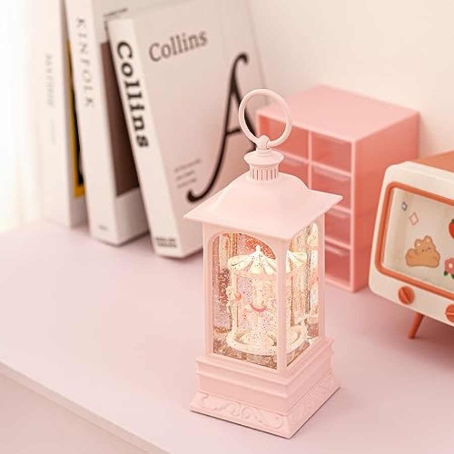 Glitter Snow Globe Lantern Mus - Snow Globe Musical 리뷰 및 가격