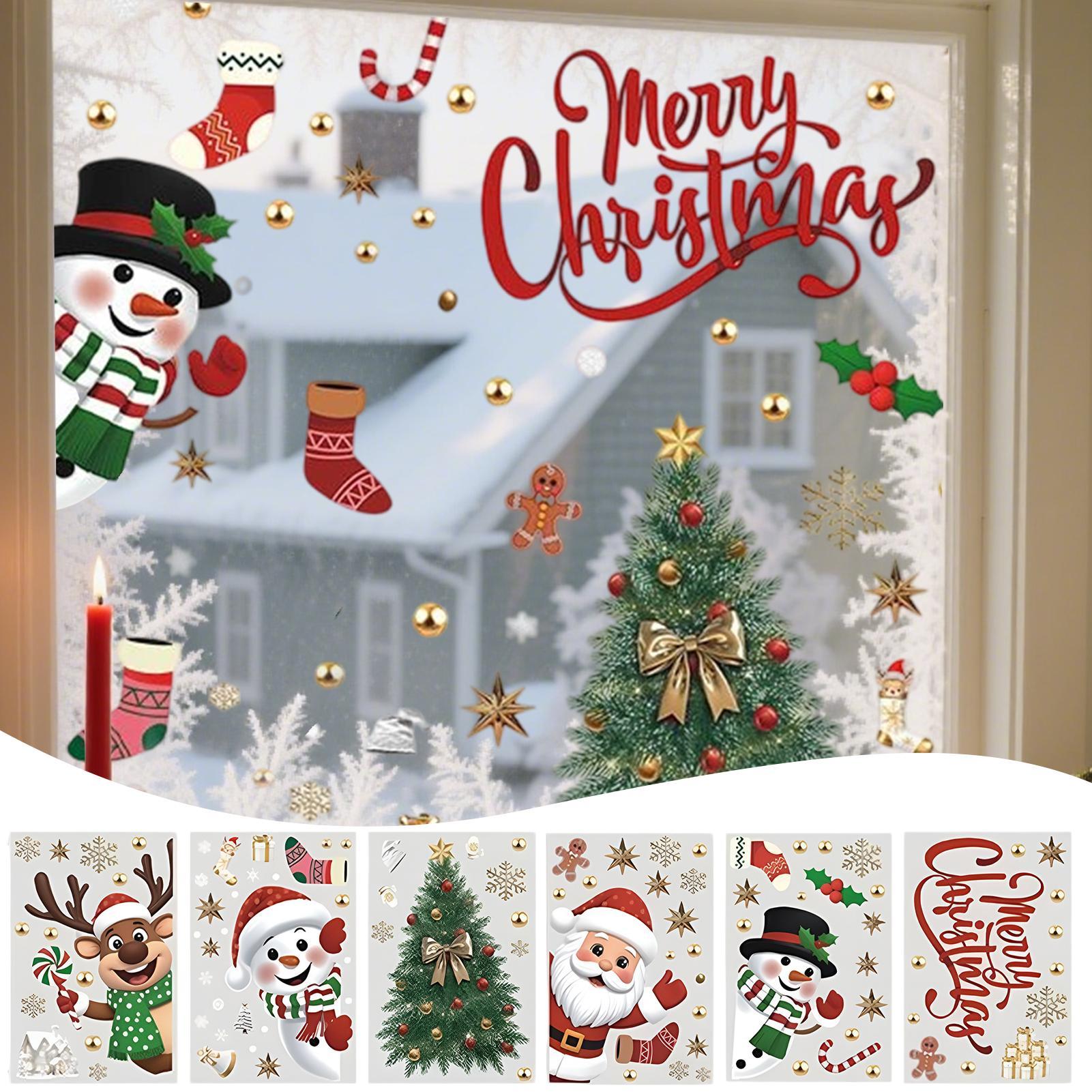 Christmas Window Decorations H - Snowflake Window Decal 리뷰 및 가격