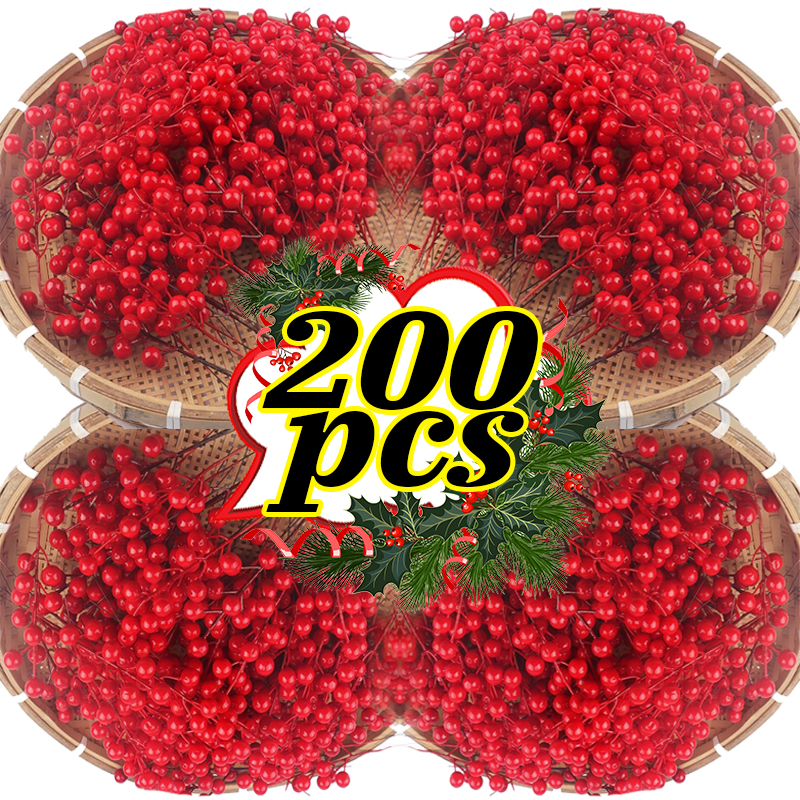 200/10pcs Christmas Artificial - Christmas Wreath Fake 리뷰 및 가격