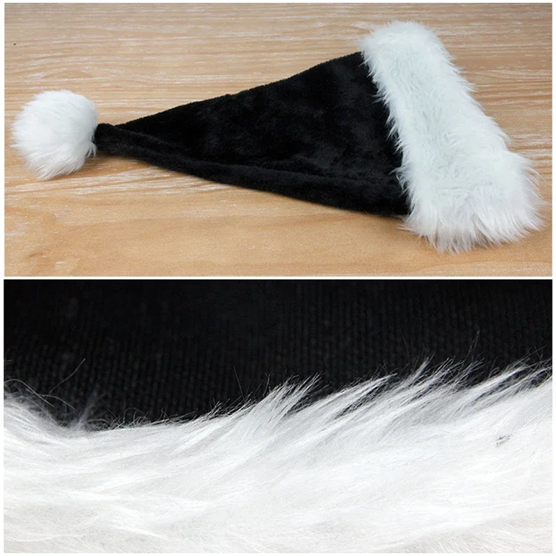 Unisex Xmas Black Plush Christ - Santa Hat Plush 리뷰 및 가격