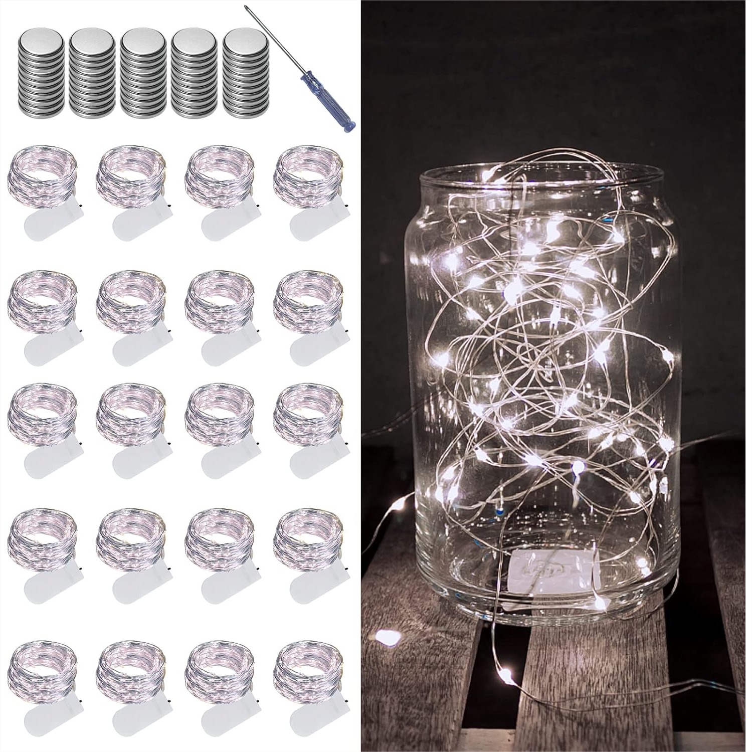 20 Pack Fairy Lights Battery O - Led Fairy String Lights 리뷰 및 가격