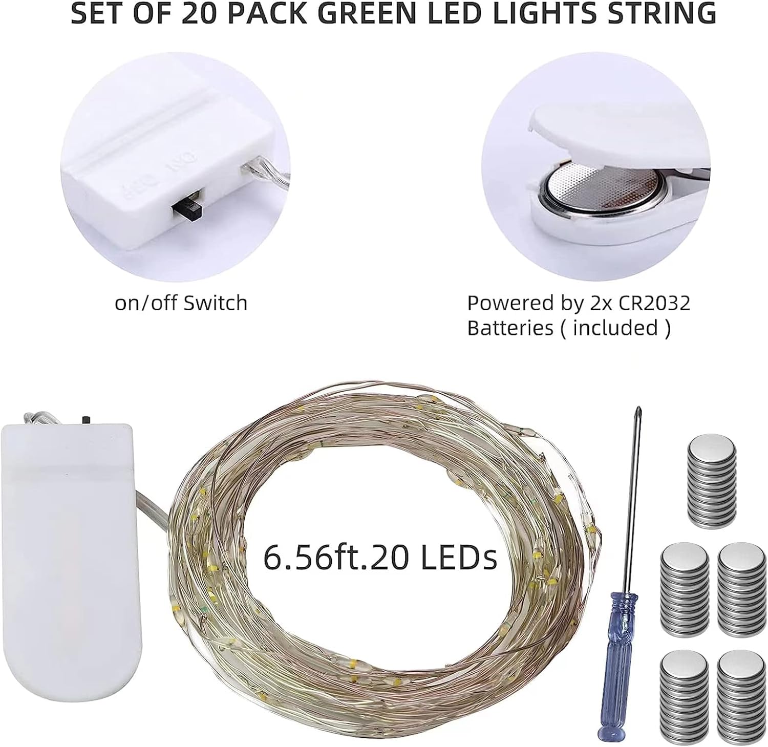20 Pack Fairy Lights Battery O - Led Fairy String Lights 리뷰 및 가격