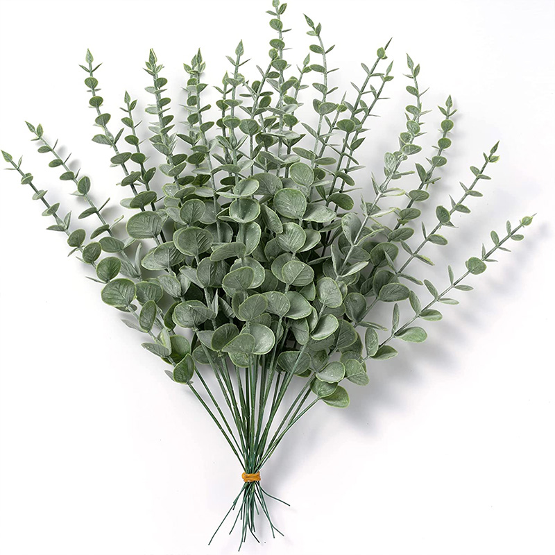 Artificial Eucalyptus Stems Le - Christmas Wreath Fake 리뷰 및 가격