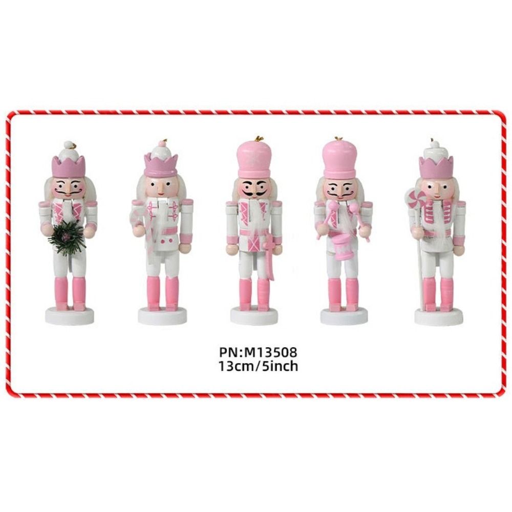 5PCS Macarone Powder Christmas - Nutcracker Figurine 리뷰 및 가격