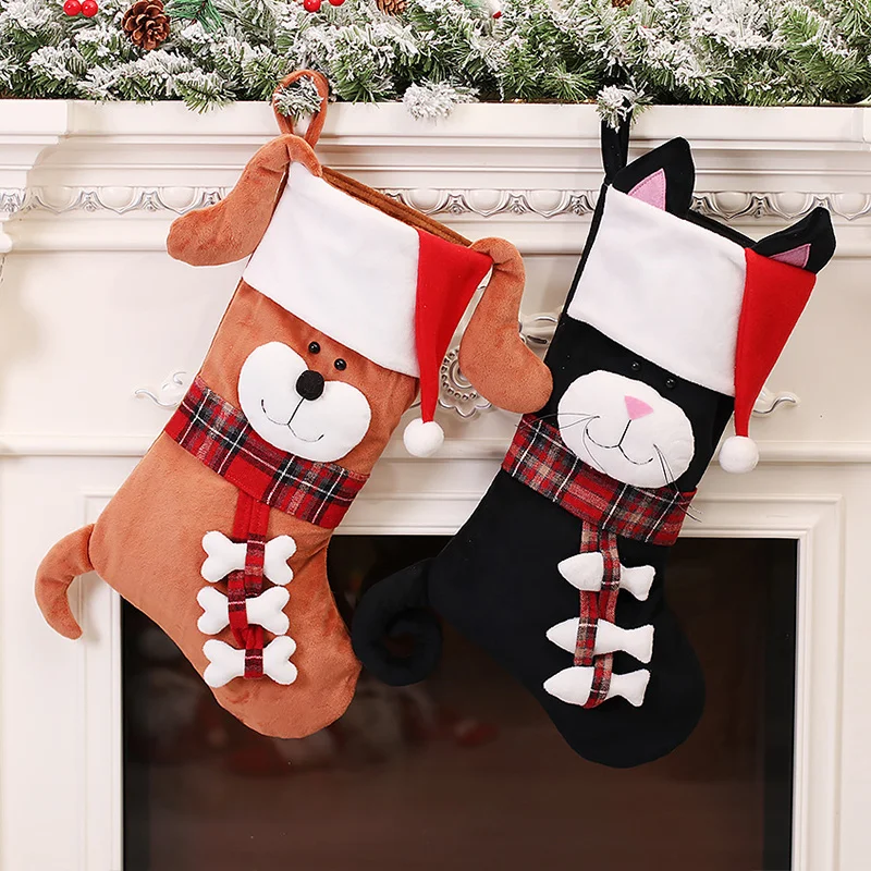 3D Animal Christmas Stockings  - Christmas Stocking Hanging 리뷰 및 가격
