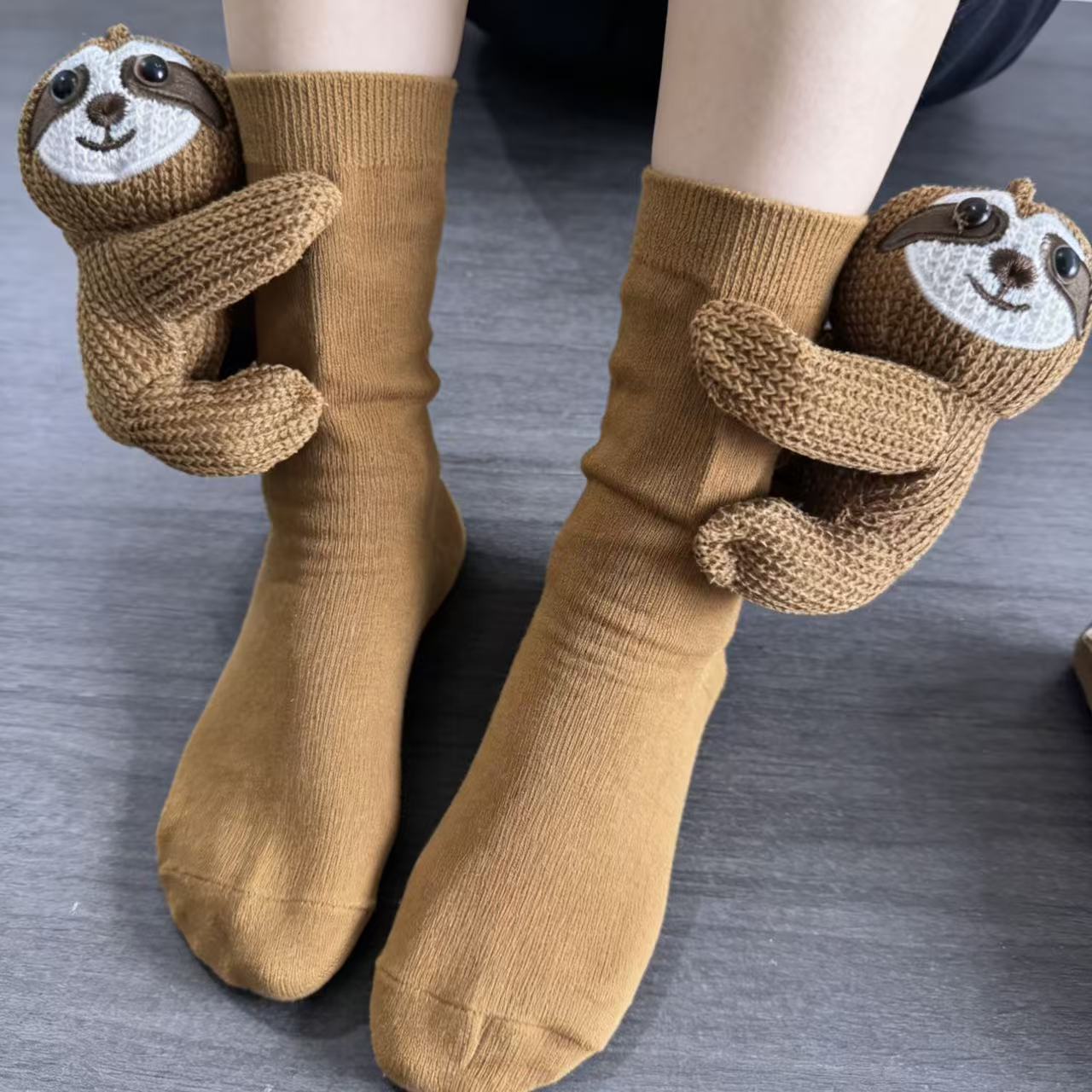 3D Knit Animal Sloth Socks for - Christmas Stocking Hanging 리뷰 및 가격