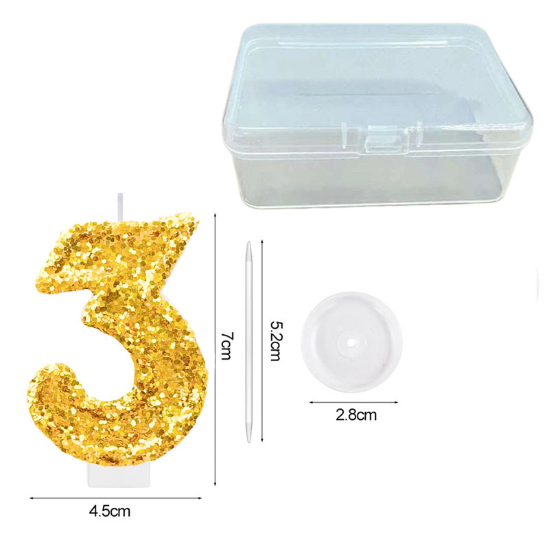 Digital Birthday Candle Gold C - Holiday Candle Set 리뷰 및 가격