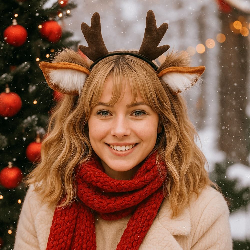 Unisex Deer Ears Reindeer Antl - Reindeer Antlers Headband 리뷰 및 가격