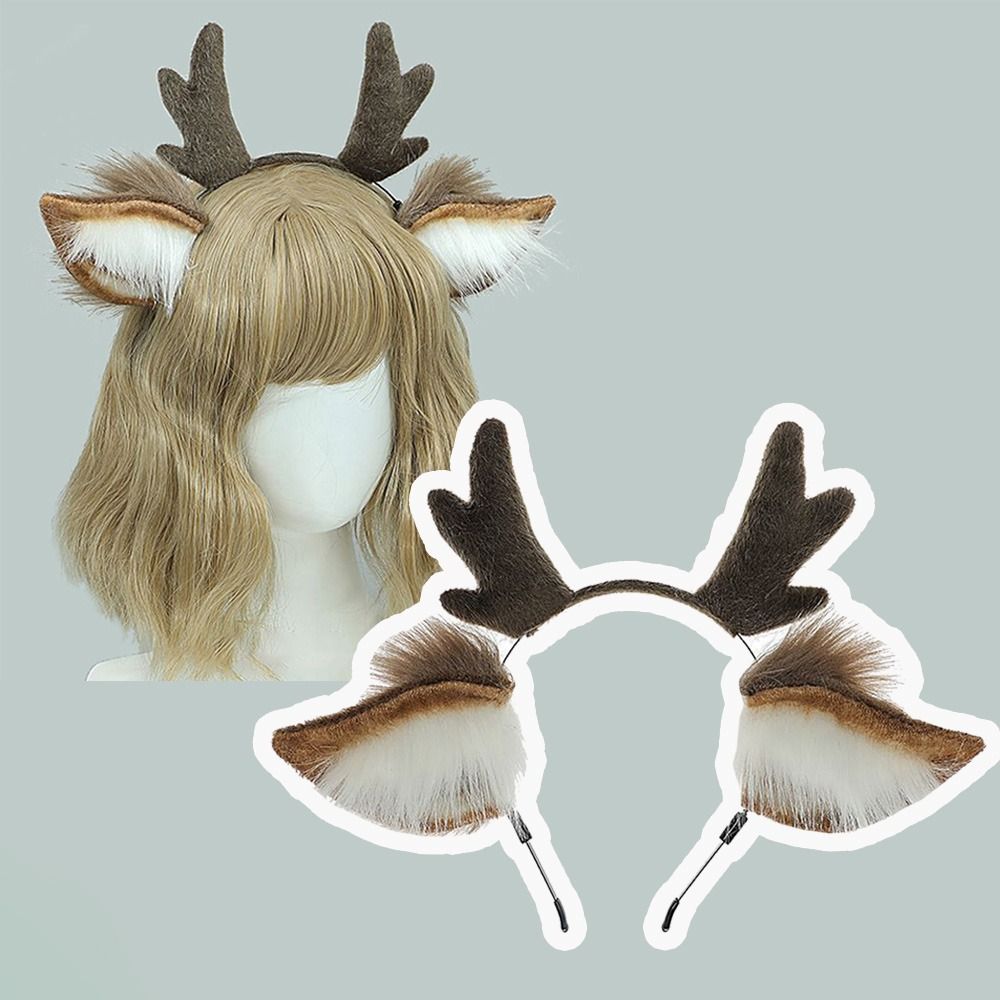 Unisex Deer Ears Reindeer Antl - Reindeer Antlers Headband 리뷰 및 가격