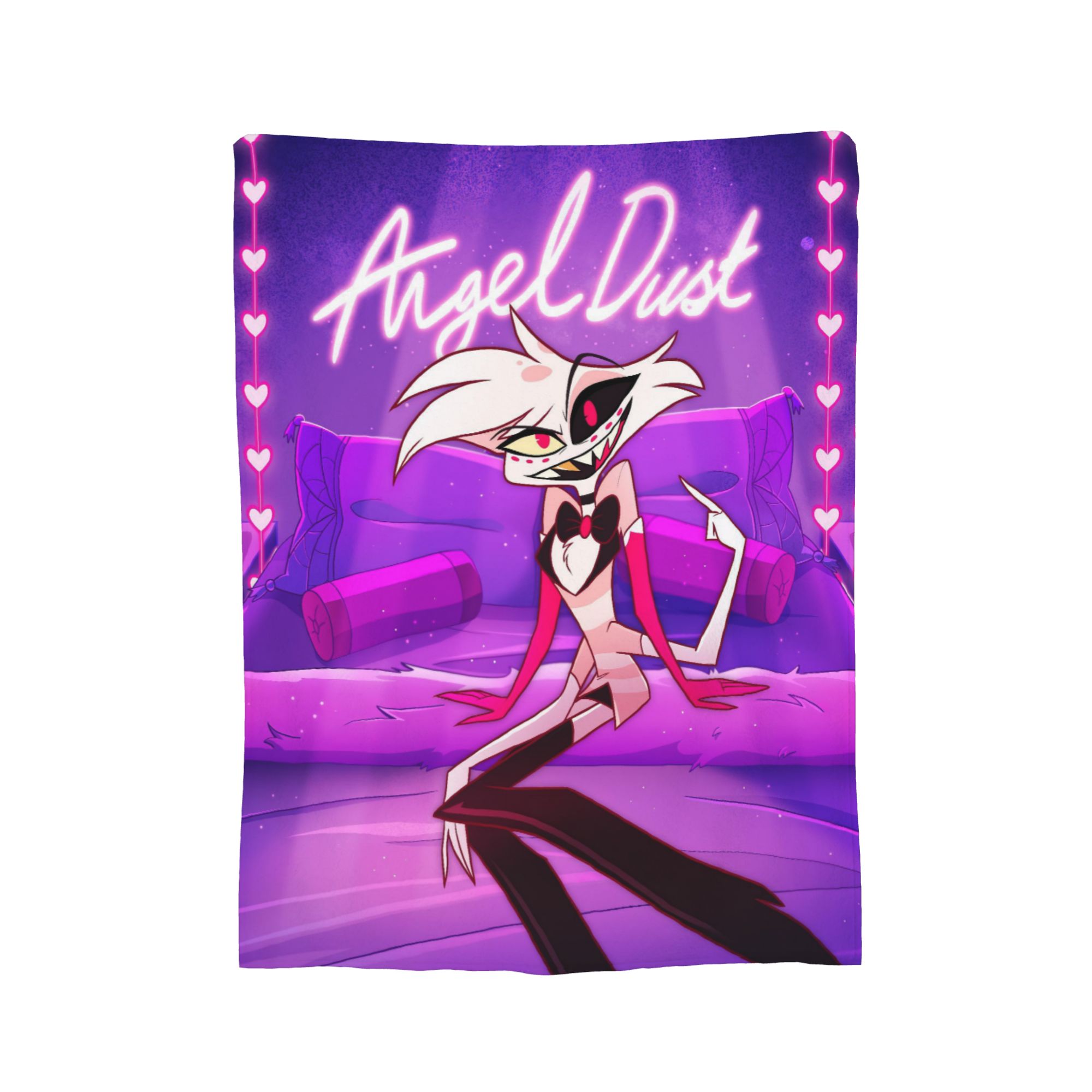Cartoon Hazbins Hotels  Angel  - Christmas Throw Blanket 리뷰 및 가격