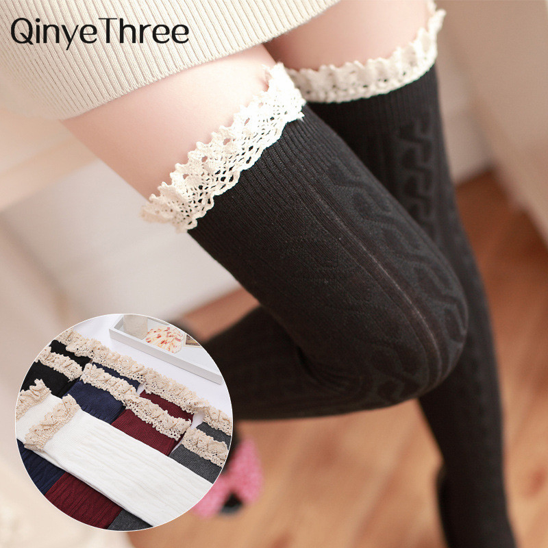 Chic Thigh High Girls Lace Dec - Christmas Stocking Hanging 리뷰 및 가격