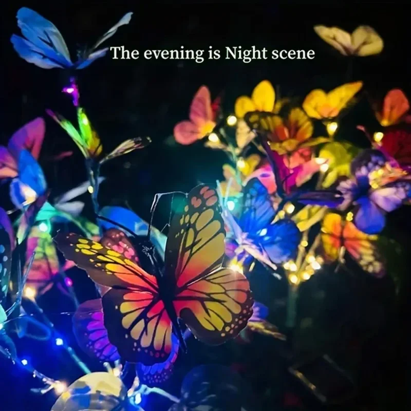 Solar LED Butterfly Garden Lig - Christmas Lights Outdoor 리뷰 및 가격