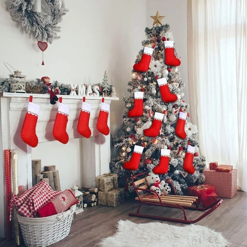 Holiday Christmas Stocking Fir - Christmas Stocking Hanging 리뷰 및 가격