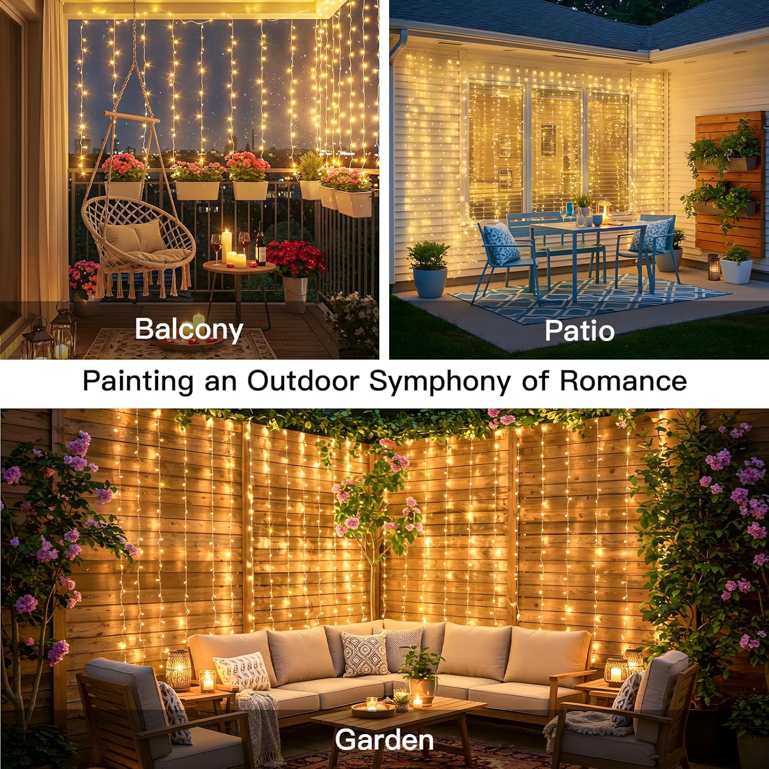 Curtain Lights For Bedroom 200 - Led Fairy String Lights 리뷰 및 가격