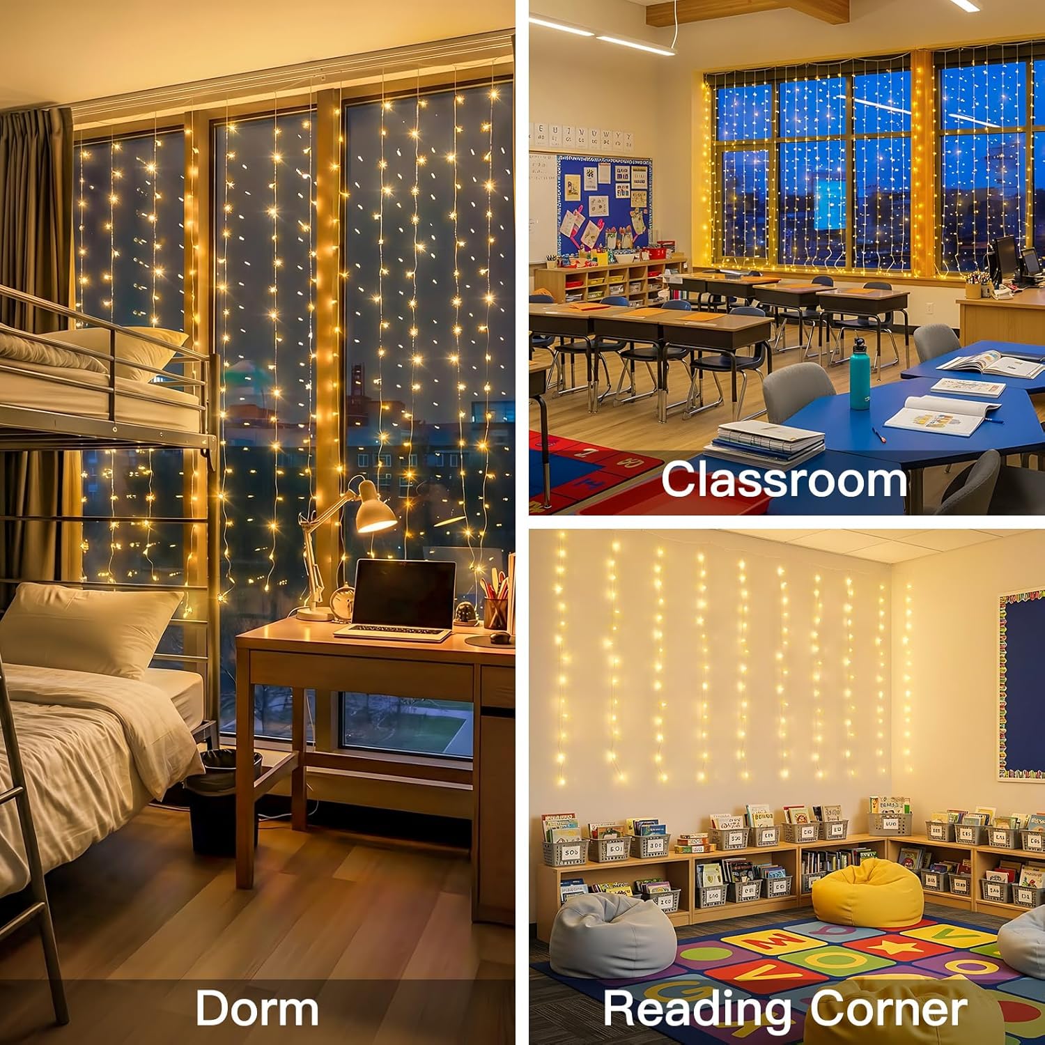 Curtain Lights For Bedroom 200 - Led Fairy String Lights 리뷰 및 가격
