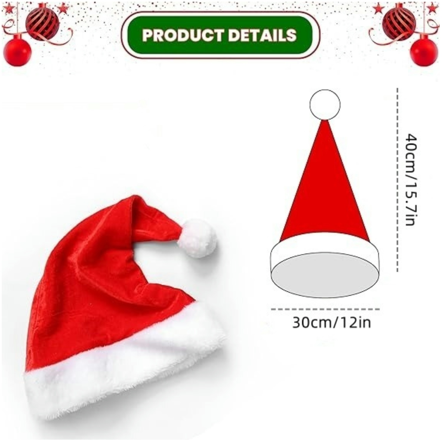 Fluffy Red Santa Hats Set with - Santa Hat Plush 리뷰 및 가격