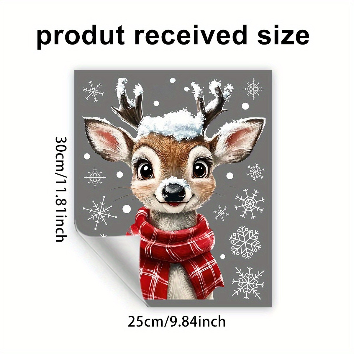 1pc Christmas Scarf Snowflake  - Snowflake Window Decal 리뷰 및 가격