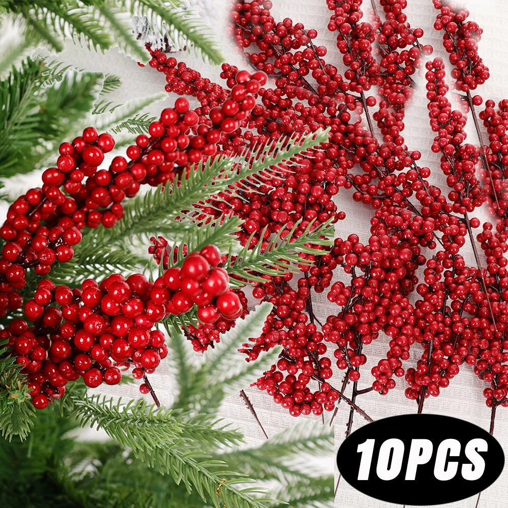 10/1Pcs Artificial Red Berries - Christmas Tree Artificial 리뷰 및 가격