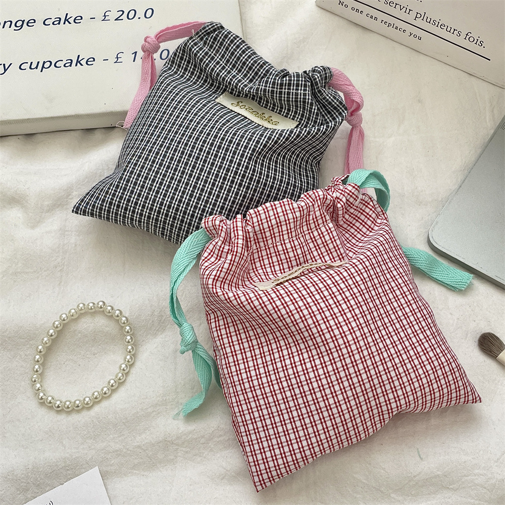New Plaid Storage Drawstring B - Christmas Throw Blanket 리뷰 및 가격