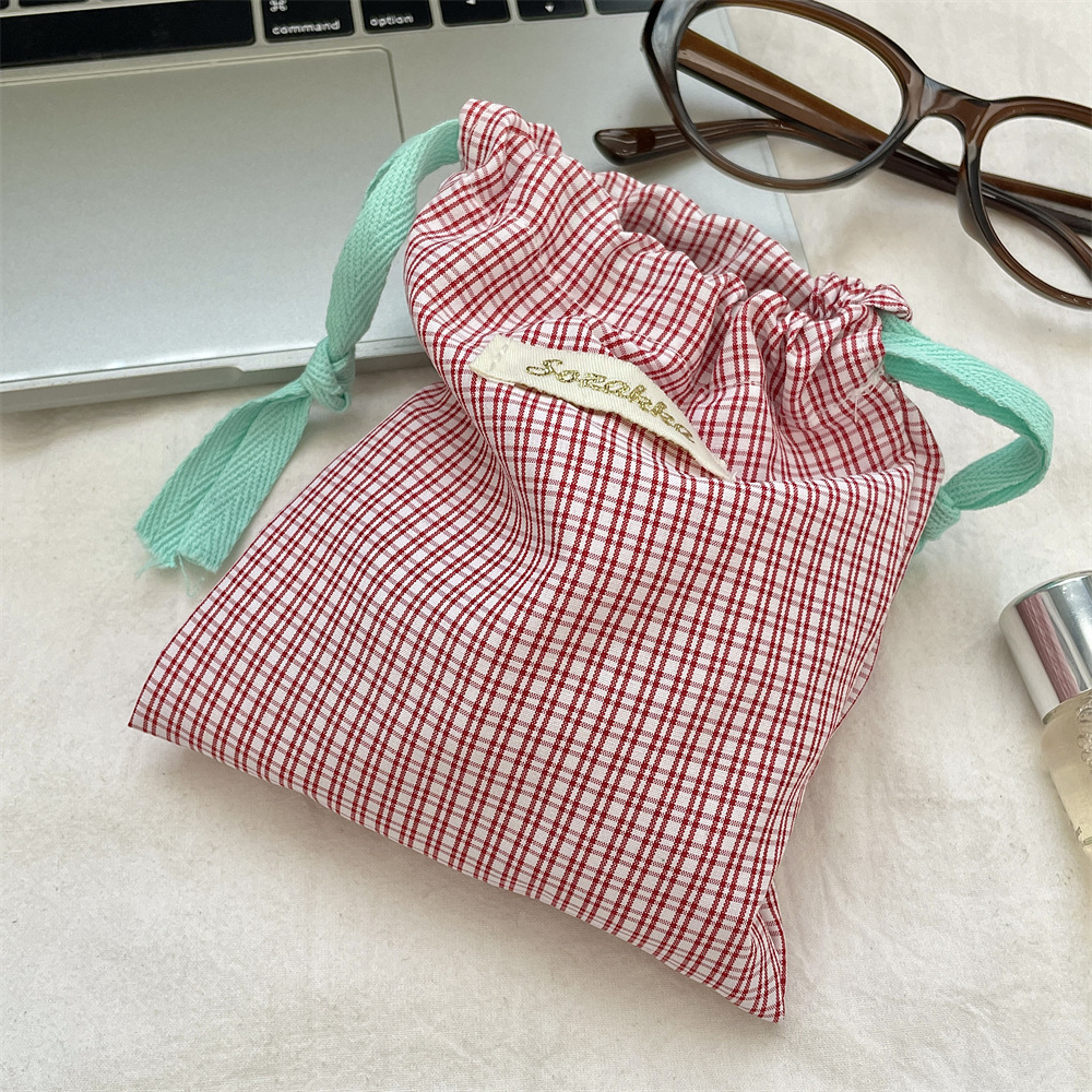 New Plaid Storage Drawstring B - Christmas Throw Blanket 리뷰 및 가격