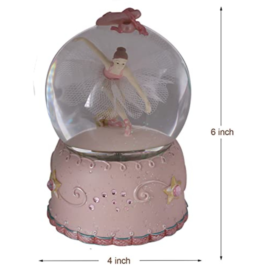Ballerina Girl Swan Lake Rotat - Snow Globe Musical 리뷰 및 가격
