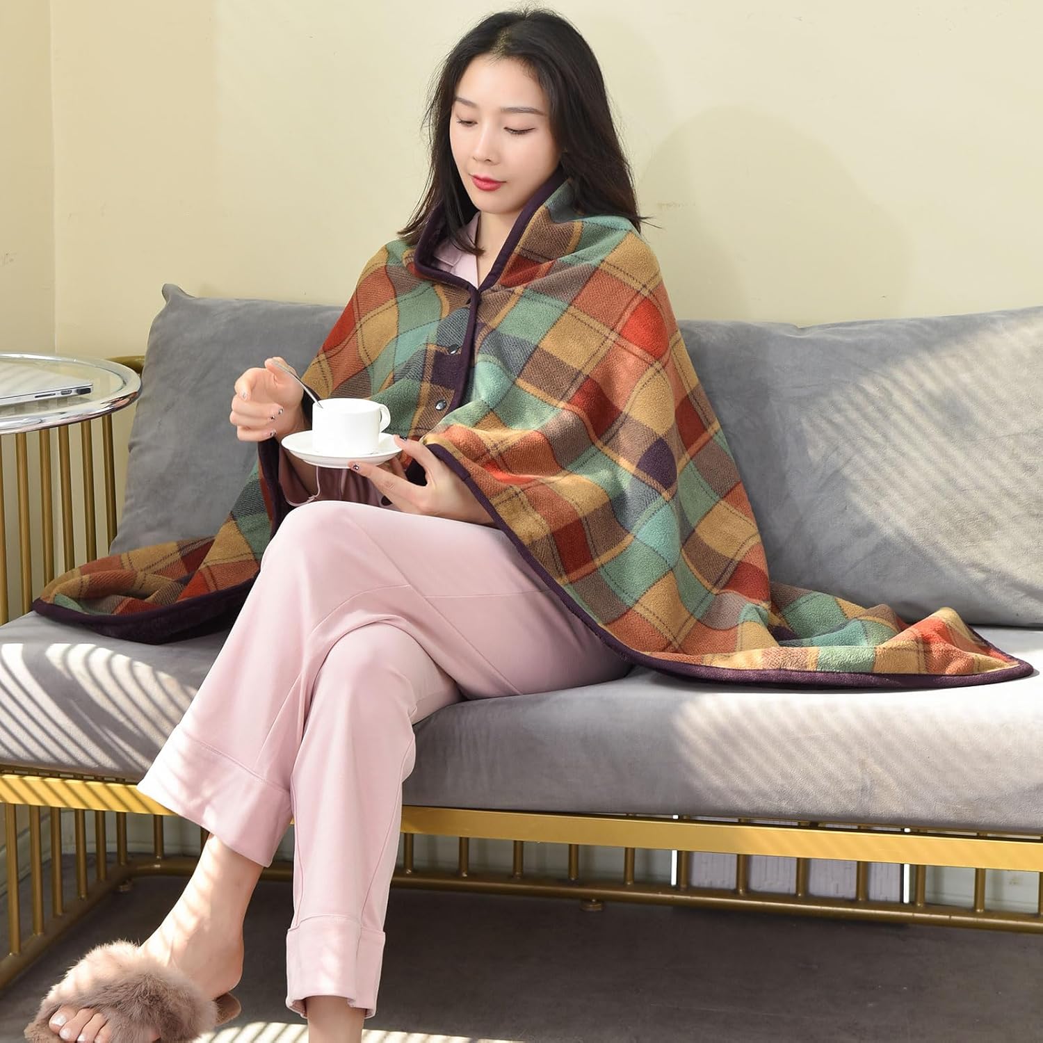Wearable Blanket Throw Plush F - Christmas Throw Blanket 리뷰 및 가격