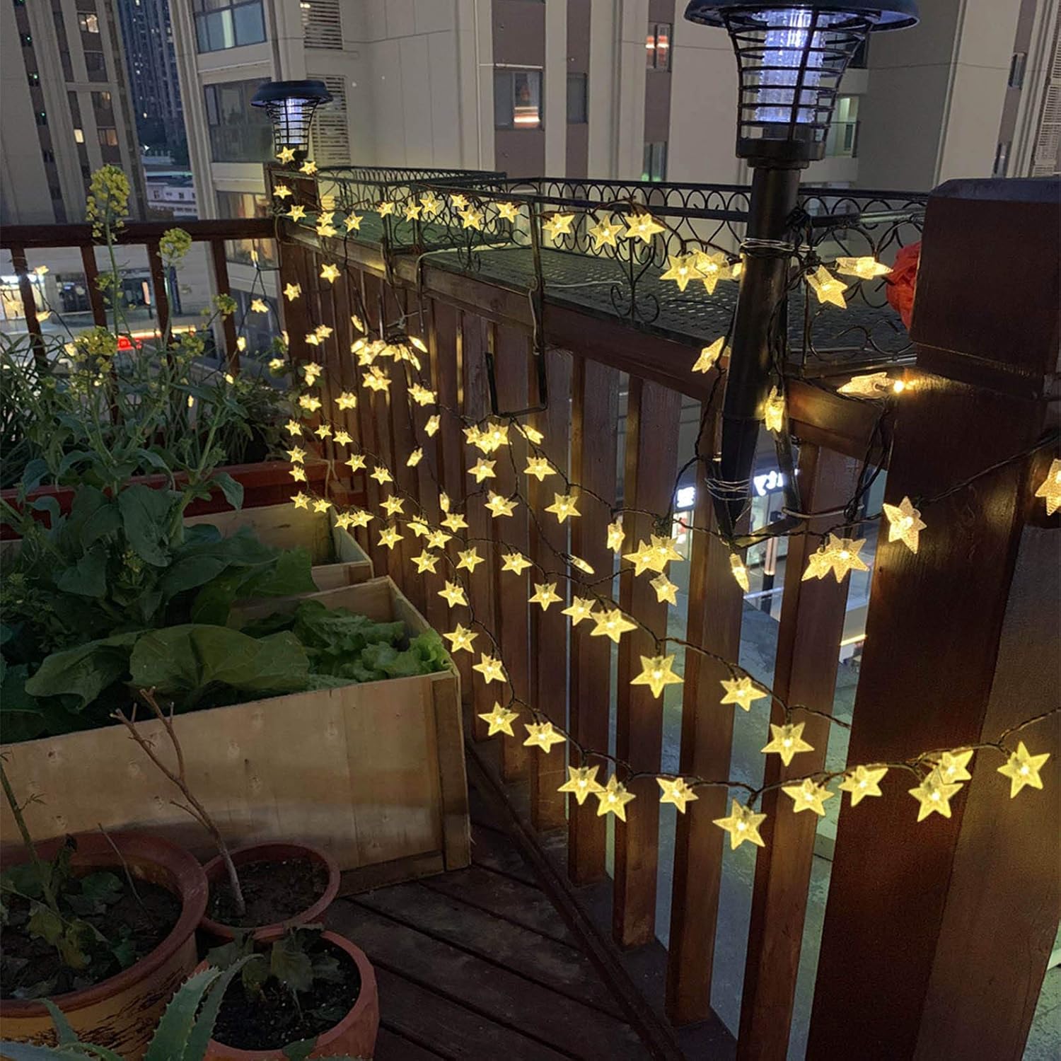 50ft 120 LED Solar Star Fairy  - Led Fairy String Lights 리뷰 및 가격