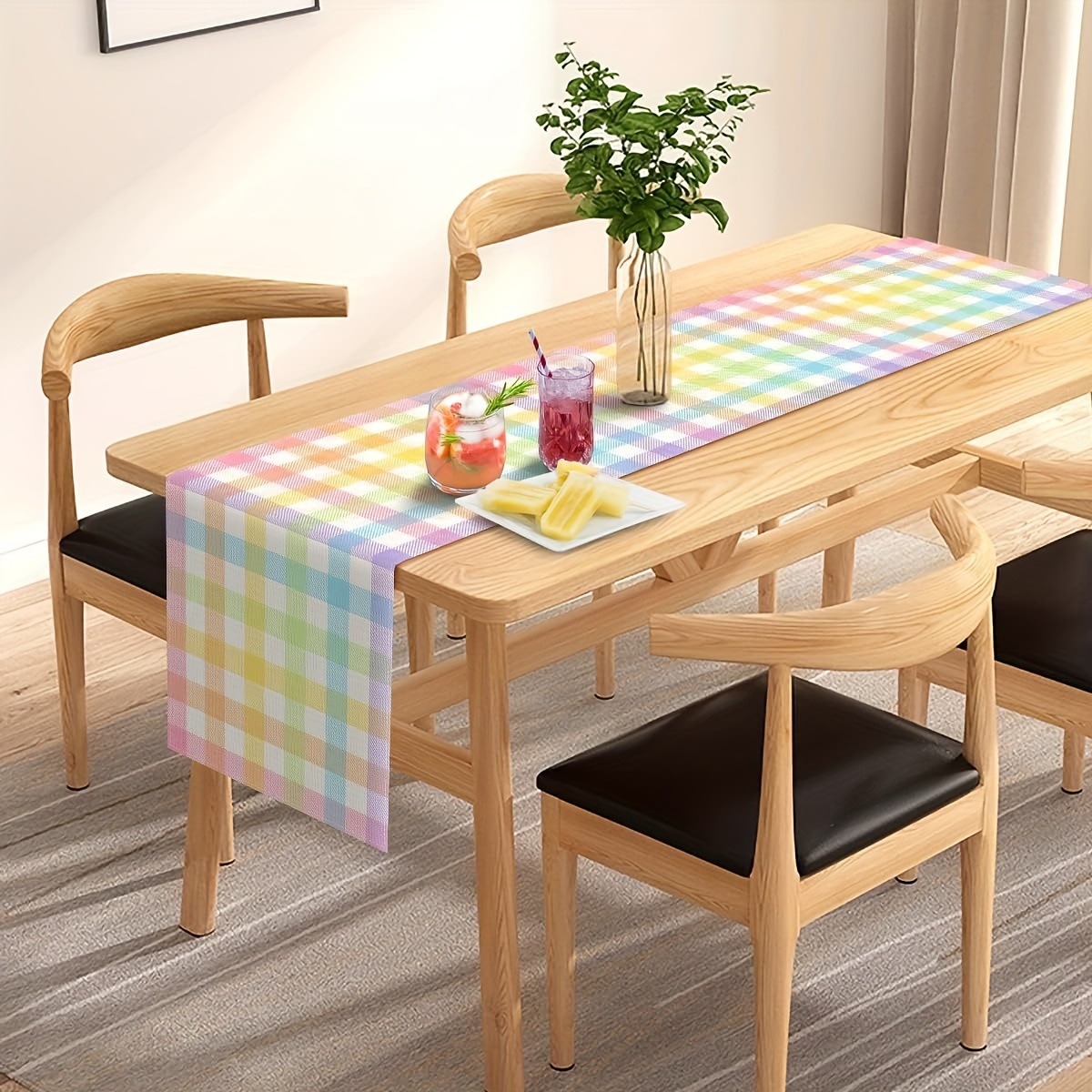 1pc Vibrant Buffalo Plaid Tabl - Christmas Throw Blanket 리뷰 및 가격