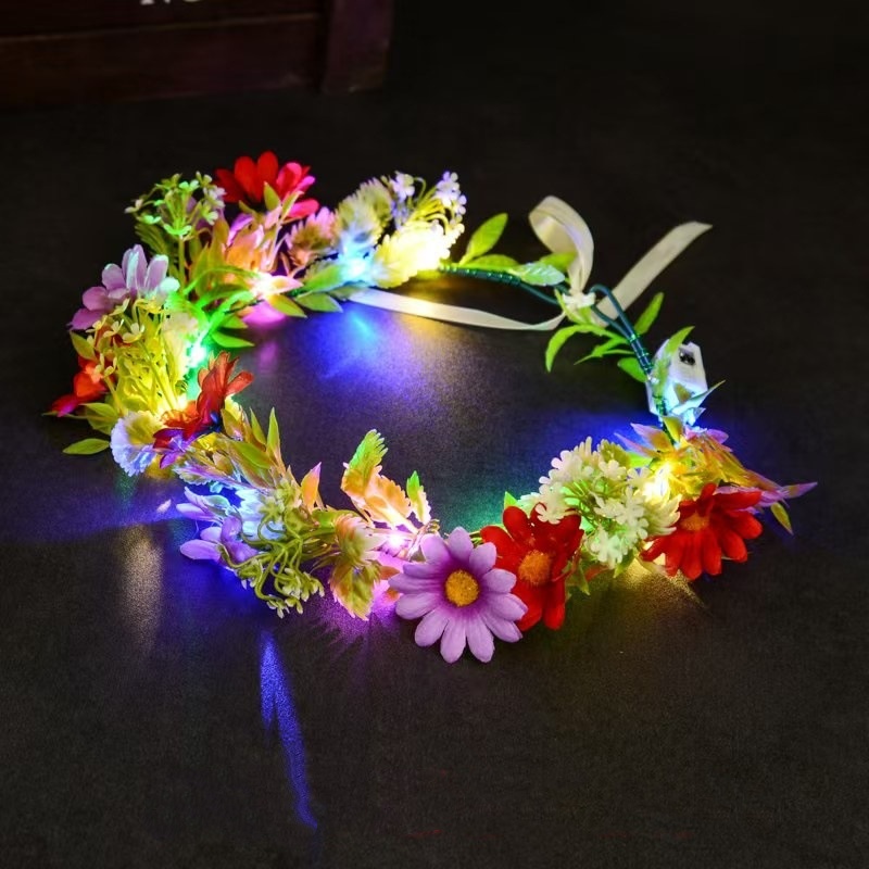 Luminous Floral Wreath LED Flo - Led Fairy String Lights 리뷰 및 가격