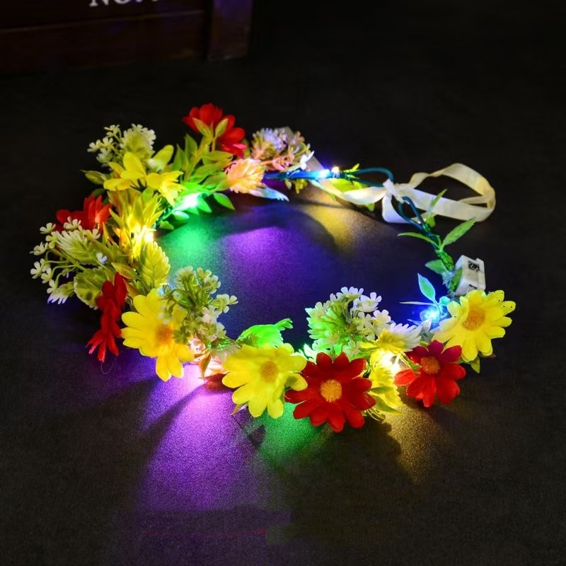 Luminous Floral Wreath LED Flo - Led Fairy String Lights 리뷰 및 가격