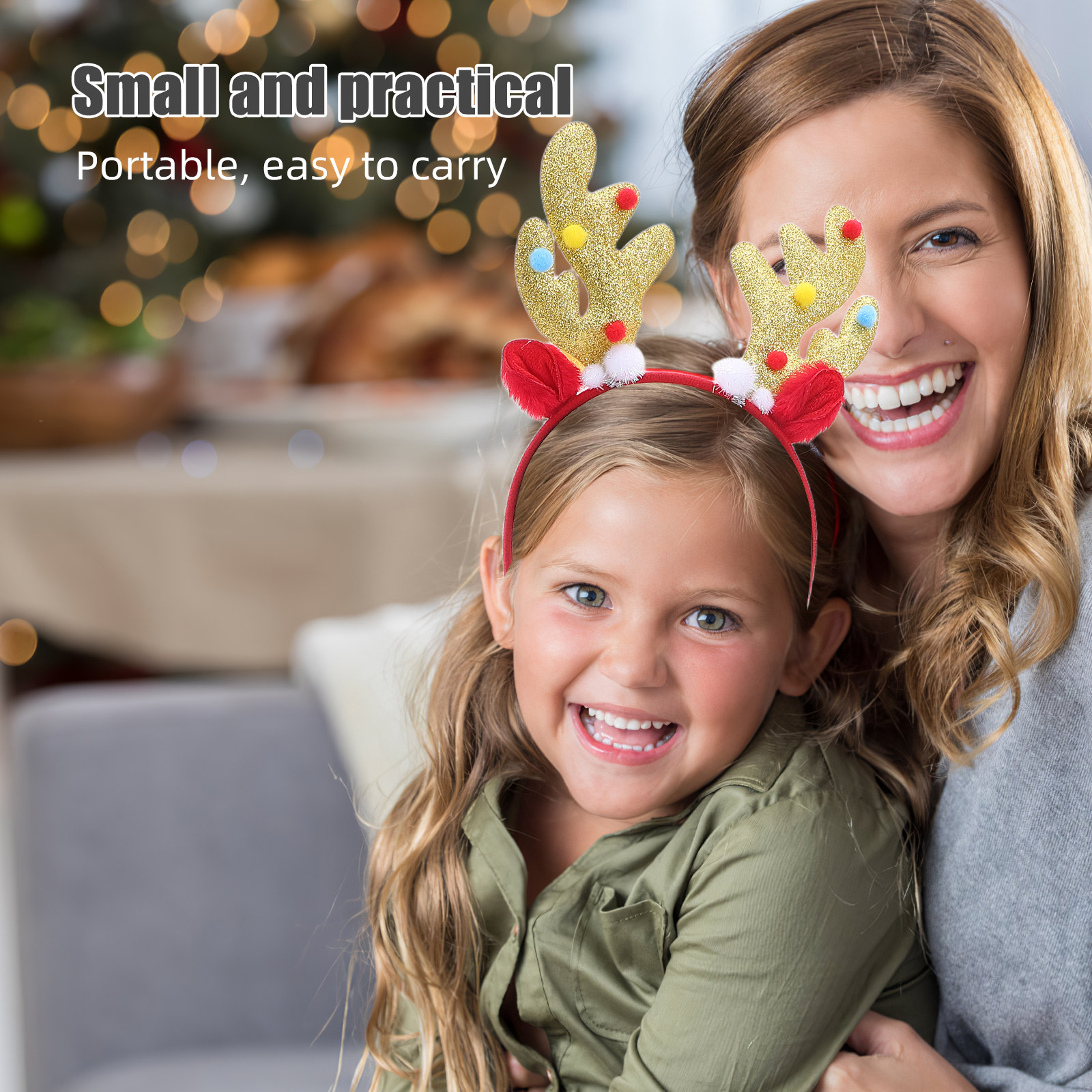 2Pcs Christmas Headband Reinde - Reindeer Antlers Headband 리뷰 및 가격