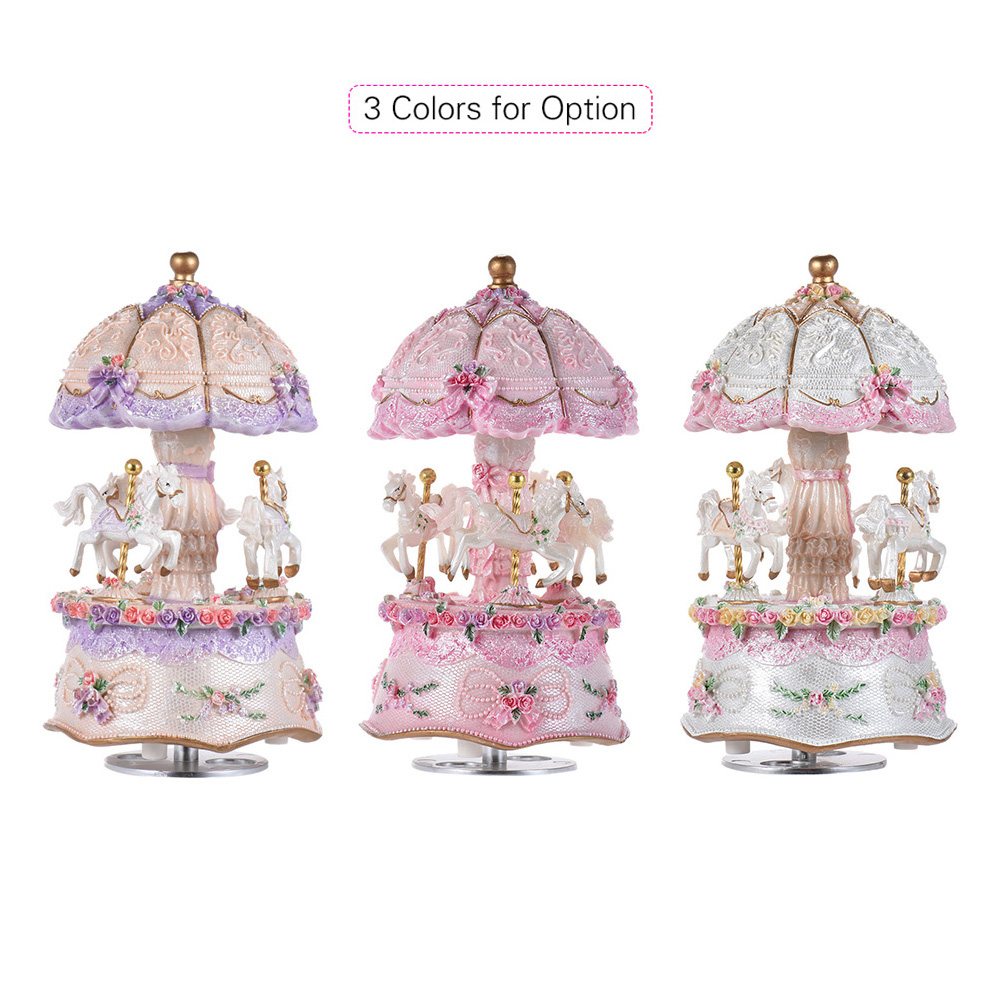 Luxury Dream 3-Horse Rotating  - Snow Globe Musical 리뷰 및 가격