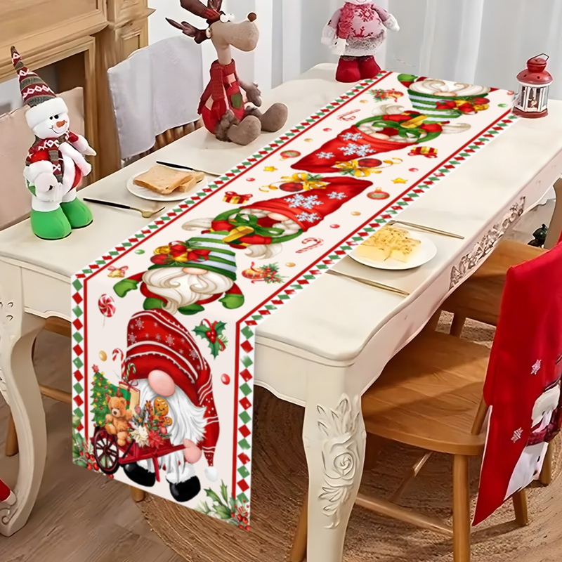 Christmas Table Runner Faceles - Christmas Table Runner 리뷰 및 가격