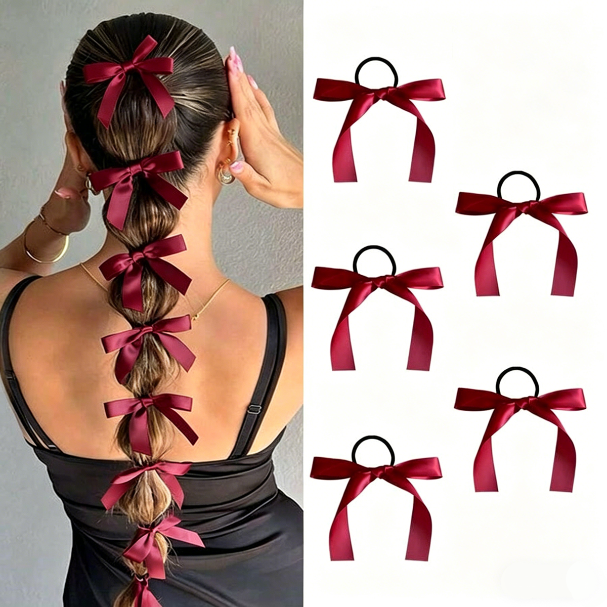 5-10Pcs Women's Style, Fashion - Ribbon Bow Gift 리뷰 및 가격