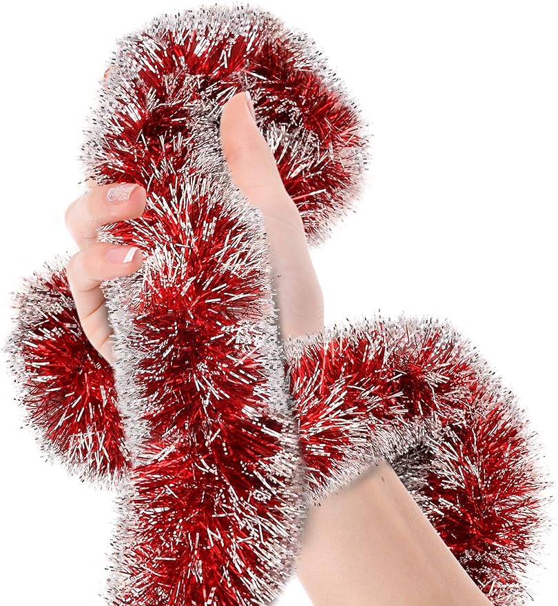 2M Christmas Metallic Streamer - Tinsel Garland Decoration 리뷰 및 가격