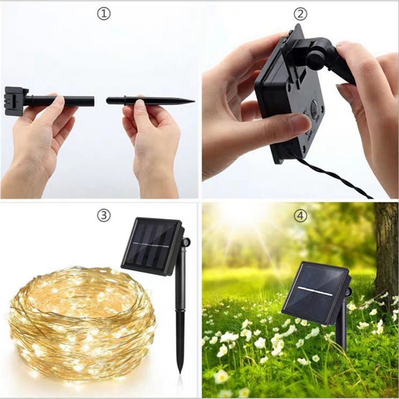ONCE Solar Powered Lights 200  - Led Fairy String Lights 리뷰 및 가격