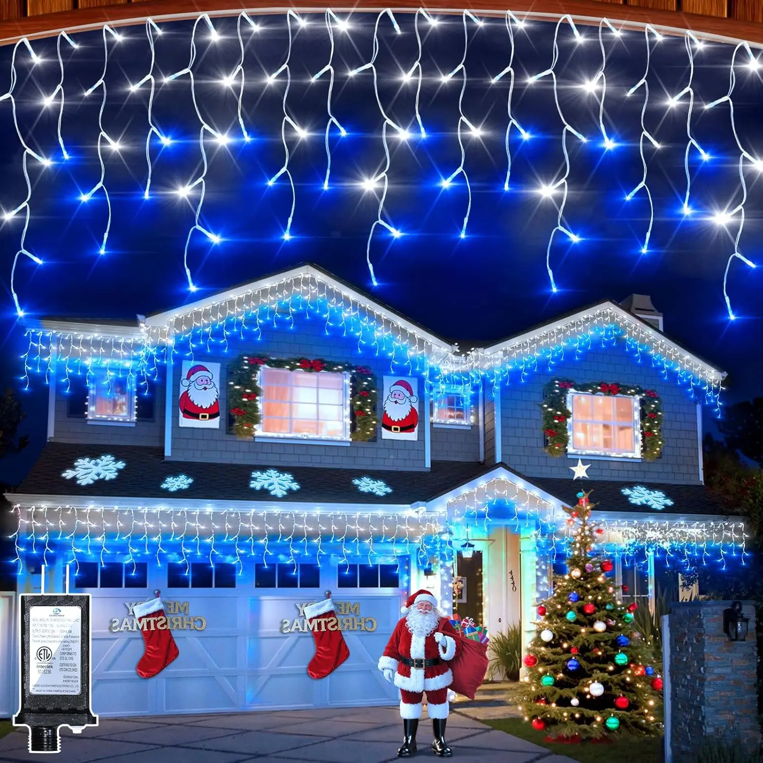 50ft 504 LED Icicle Lights, 12 - Led Fairy String Lights 리뷰 및 가격