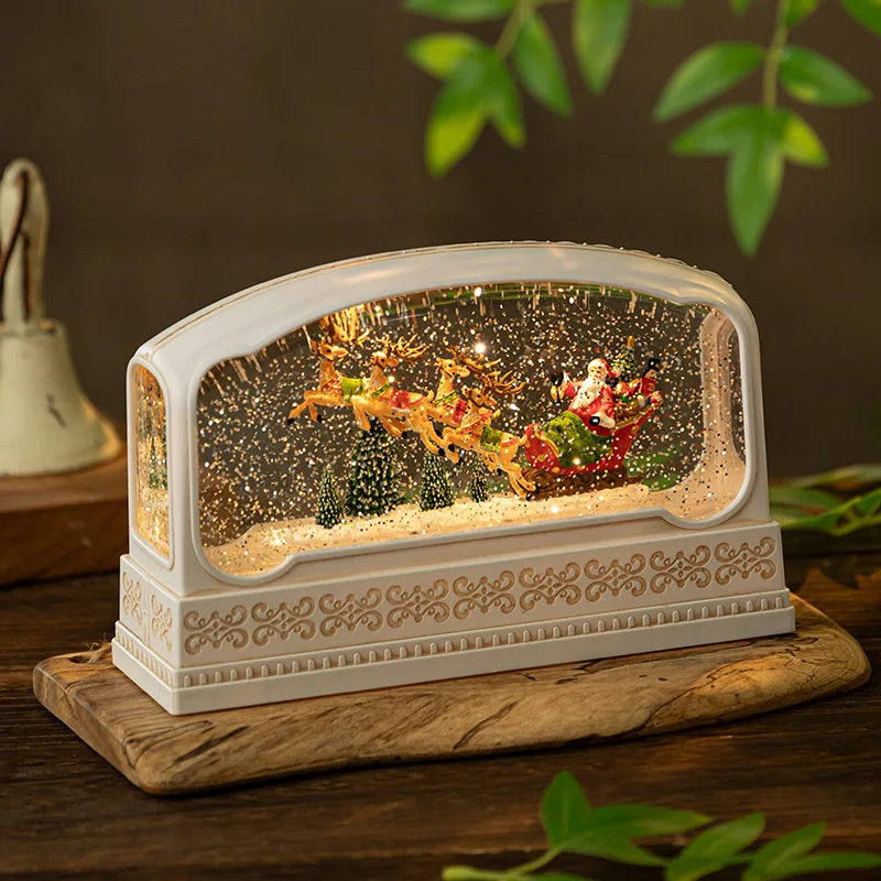 Rectangular Resin Snow Globe M - Snow Globe Musical 리뷰 및 가격