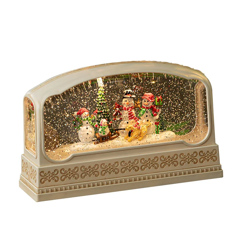 Rectangular Resin Snow Globe M - Snow Globe Musical 리뷰 및 가격