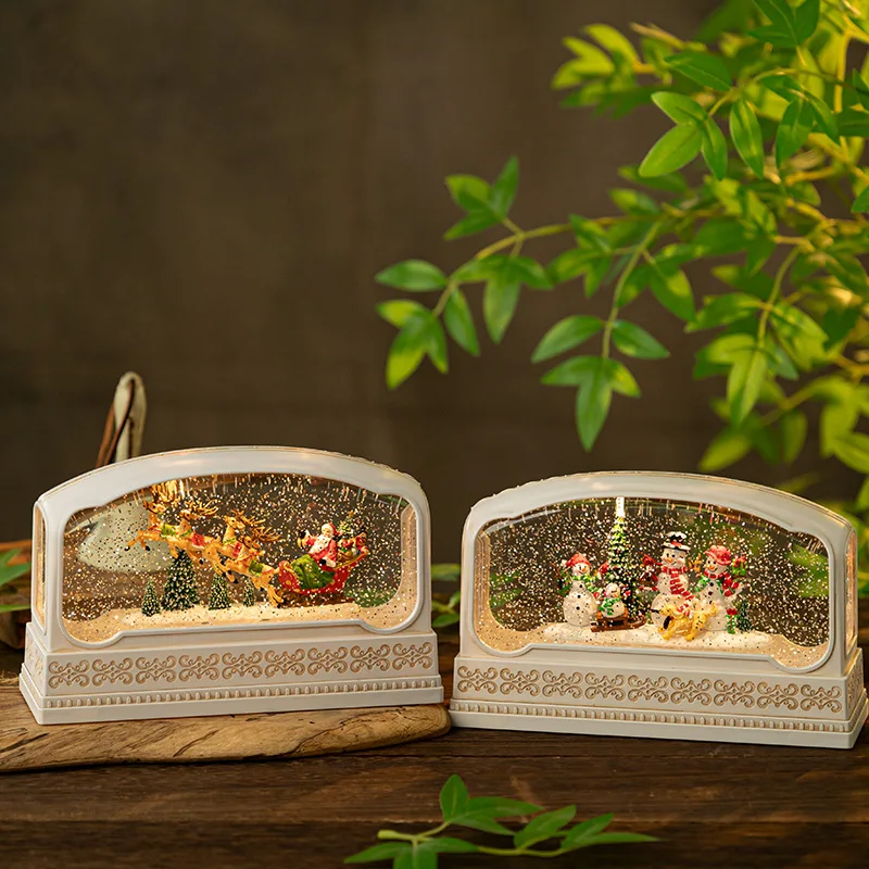 Rectangular Resin Snow Globe M - Snow Globe Musical 리뷰 및 가격