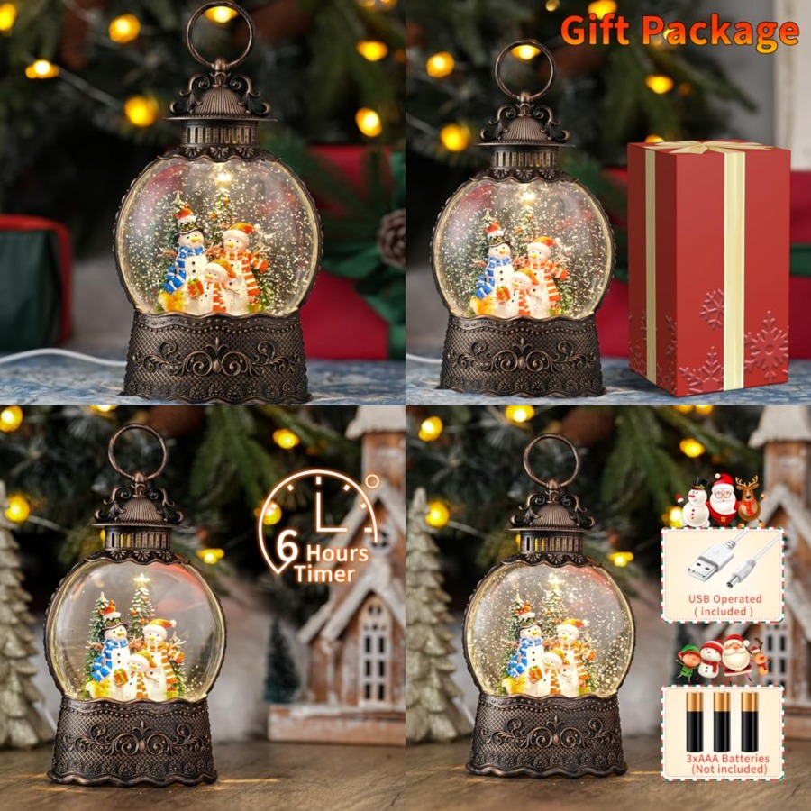Snow Globe with, Light Up Chri - Snow Globe Musical 리뷰 및 가격