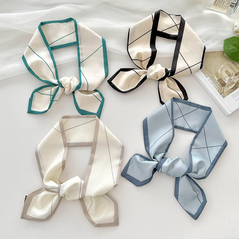 Versatile silk scarf, thin, lo - Ribbon Bow Gift 리뷰 및 가격