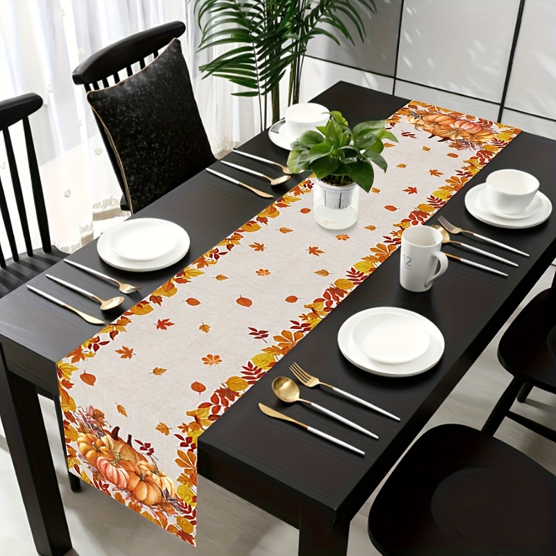 1pc Thanksgiving & Halloween T - Christmas Table Runner 리뷰 및 가격