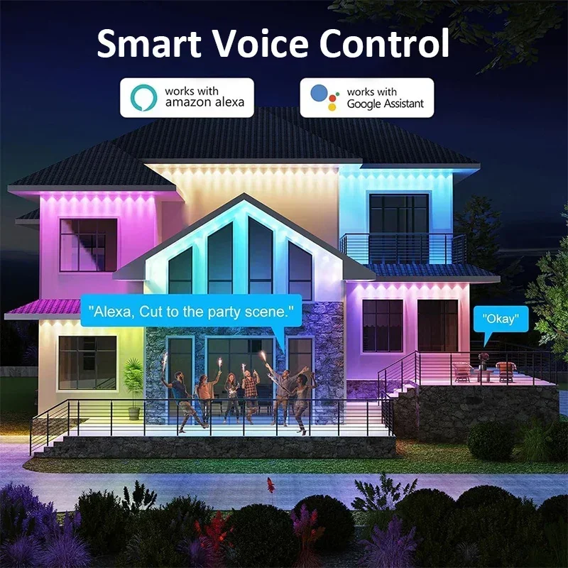Smart RGBIC Outdoor Permanent  - Christmas Lights Outdoor 리뷰 및 가격