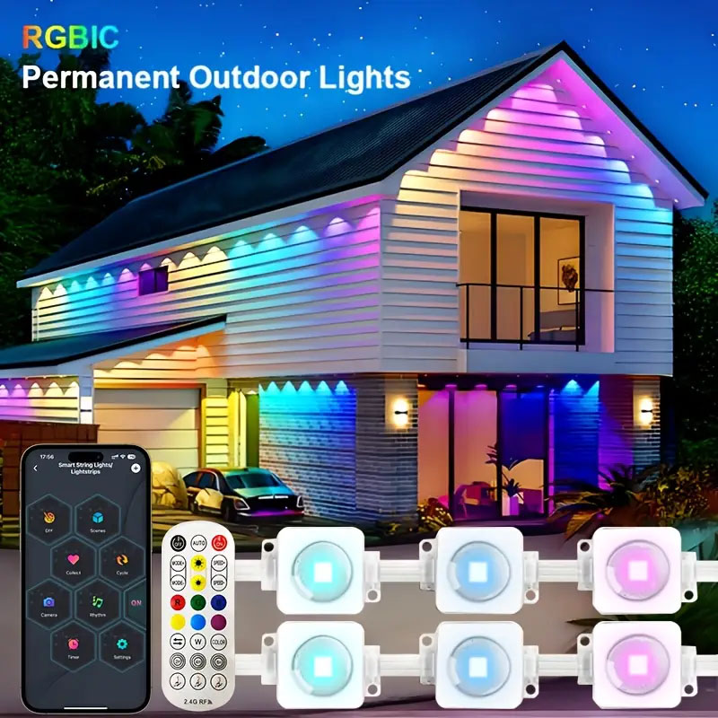 Smart RGBIC Outdoor Permanent  - Christmas Lights Outdoor 리뷰 및 가격