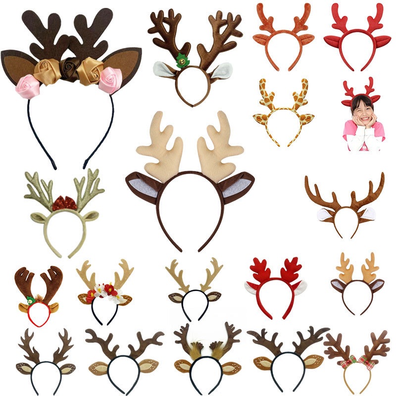 Reindeer Costume Set Tutu Skir - Reindeer Antlers Headband 리뷰 및 가격
