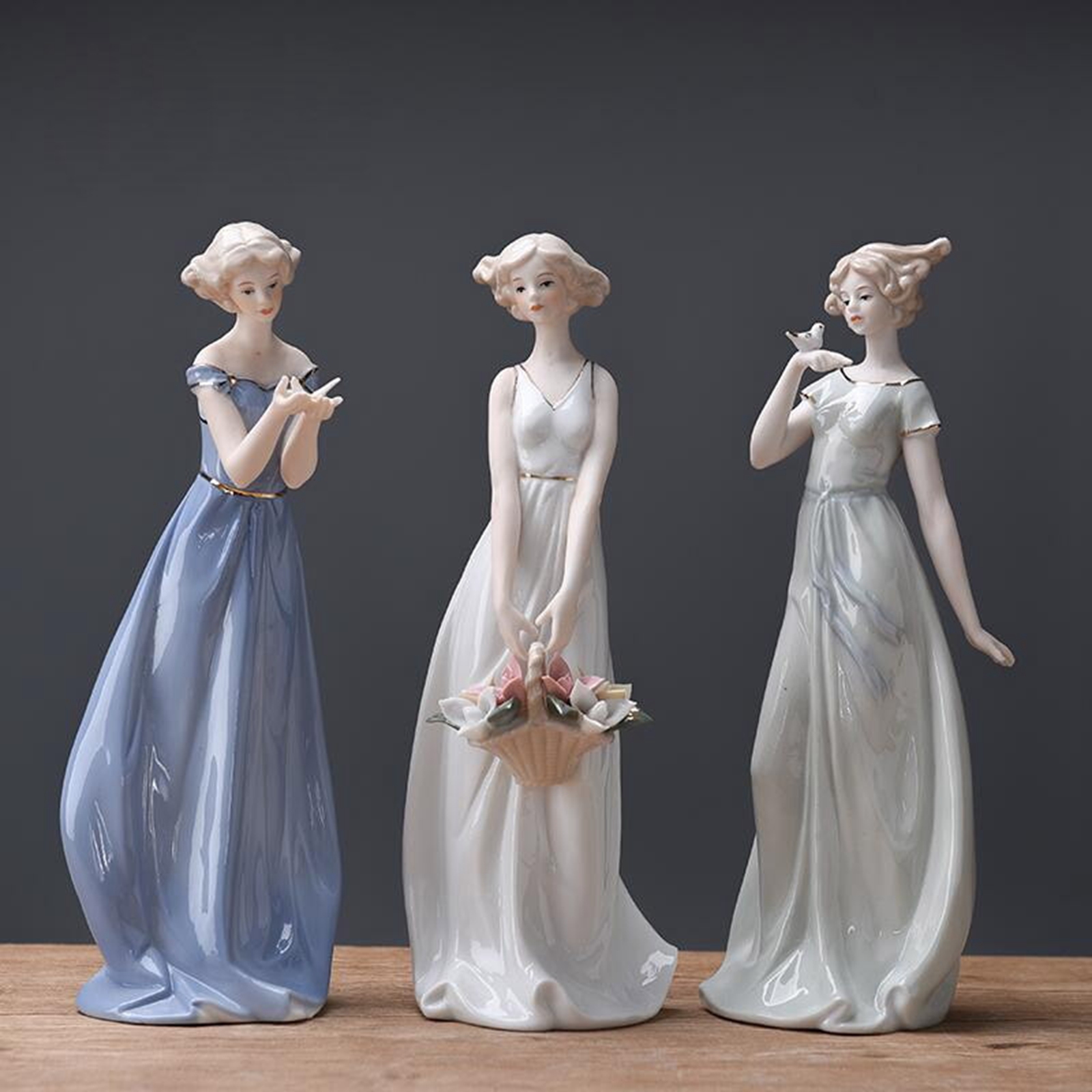 Porcelain Lady Statue Centerpi - Nutcracker Figurine 리뷰 및 가격