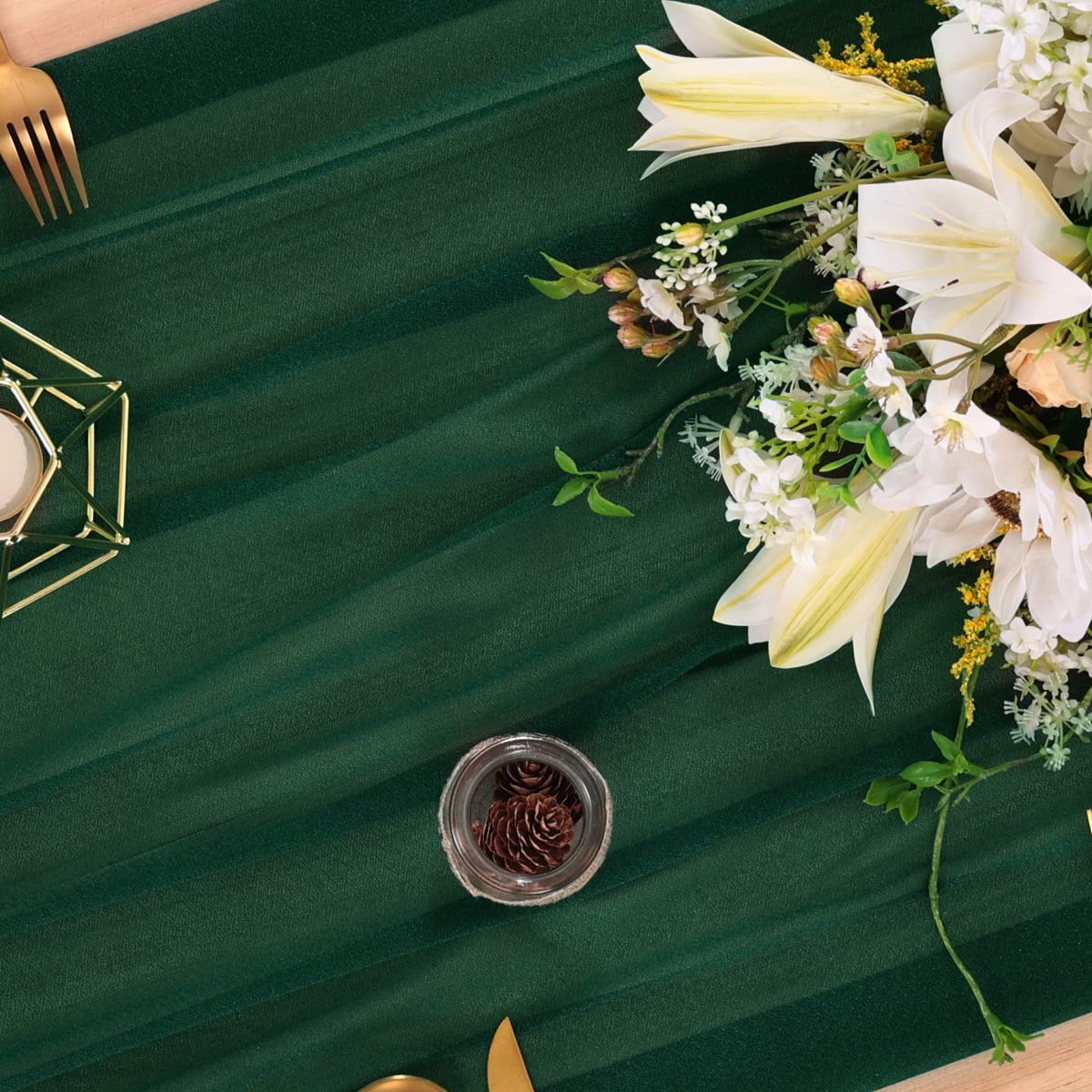 Chiffon Table Runner Nude Shee - Christmas Table Runner 리뷰 및 가격