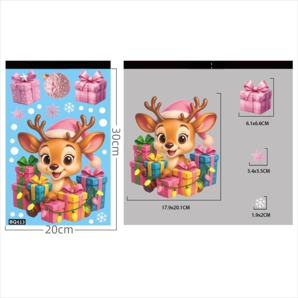 Cartoon PVC Window Stickers Sn - Snowflake Window Decal 리뷰 및 가격