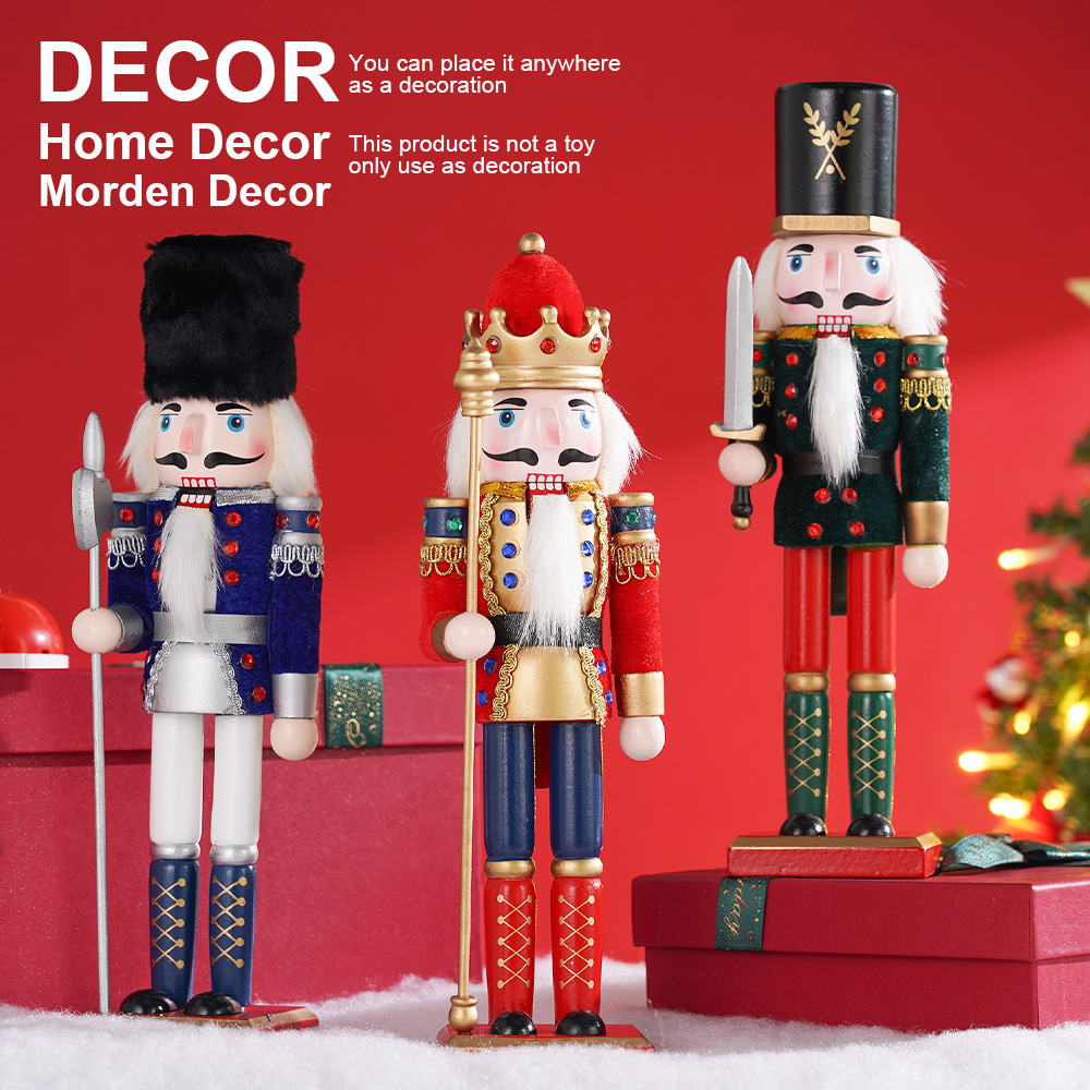 30cm Christmas Nutcracker Wood - Nutcracker Figurine 리뷰 및 가격